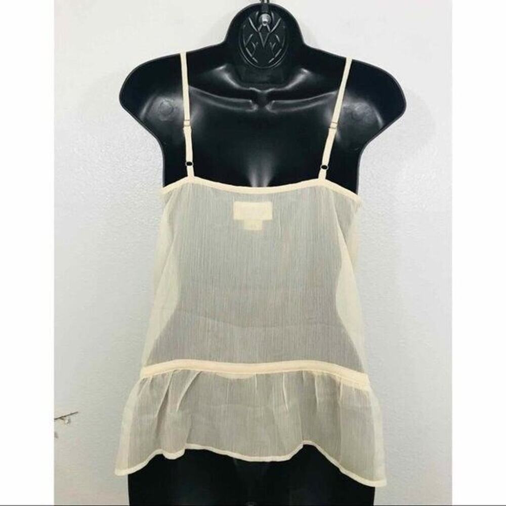 Denim & Supply Top Ralph Lauren Sheer Palomino Ivory Tank, XS - NWT - Picture 3 of 8